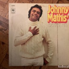 Discos de vinilo: JOHNNY MATHIS ‎– JOHNNY MATHIS' GREATEST HITS SELLO: CBS ‎– CBS 88087 FORMATO: 2 × VINYL, LP . Lote 184809646
