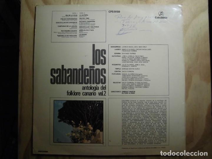 Discos de vinilo: LP VINILO LOS SABANDE&Ntilde;OS LA ALPISPA ISA DE LA VIEJA - Foto 2