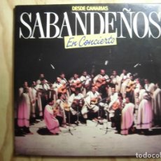 Discos de vinilo: LP DOBLE VINILO LOS SABANDEÑOS EN CONCIERTO. Lote 184811862