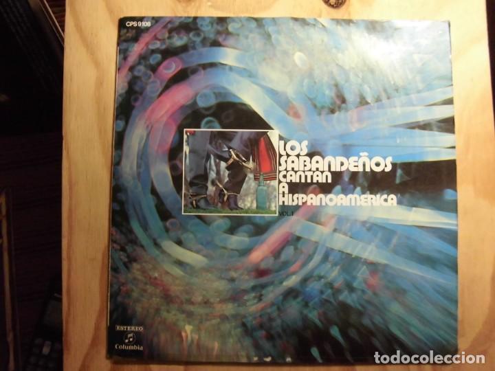 Discos de vinilo: LP VINILO LOS SABANDE&Ntilde;OS CANTAN A HISPANOAM&Eacute;RICA - Foto 1