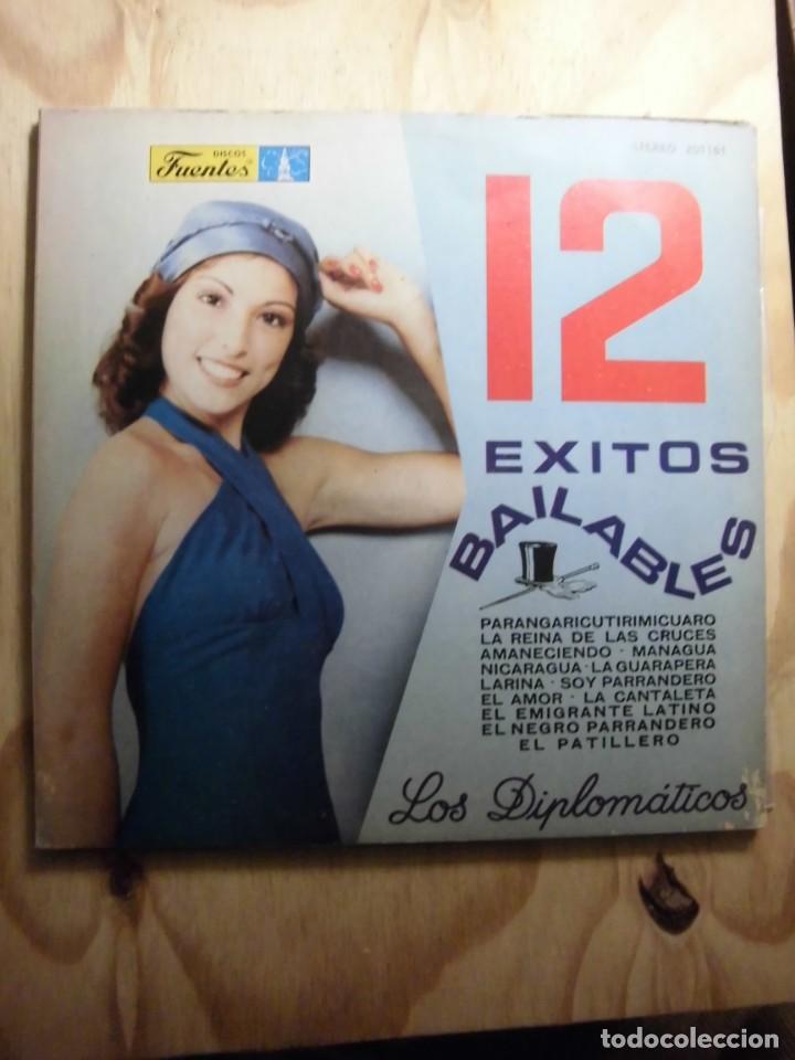Discos de vinilo: LP VINILO 12  &Eacute;XITOS BAILABLES LS DIPLOM&Aacute;TICOS - Foto 1