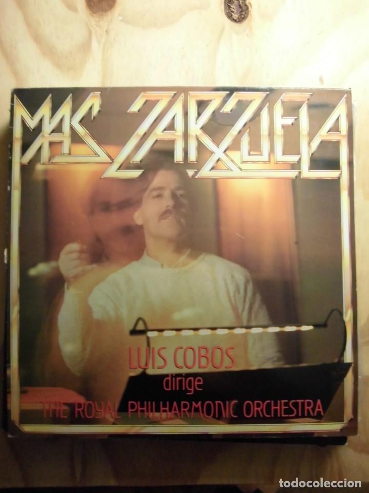Discos de vinilo: LP VINILO LUIS COBOS M&Aacute;S ZARZUELA - Foto 1