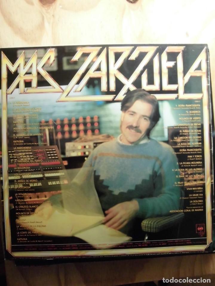 Discos de vinilo: LP VINILO LUIS COBOS M&Aacute;S ZARZUELA - Foto 2