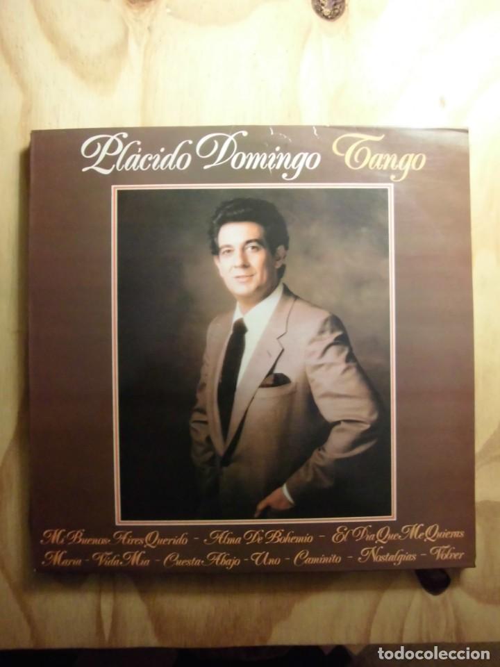Discos de vinilo: LP VINILO PL&Aacute;CIDO DOMINGO TANGO - Foto 1
