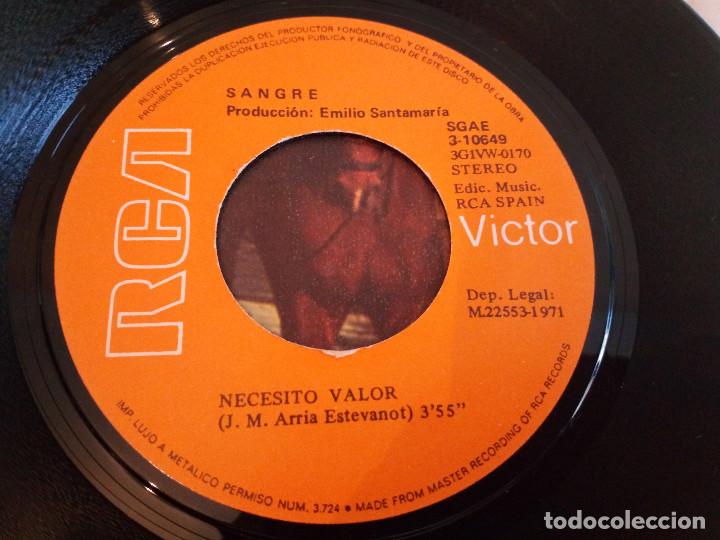 Discos de vinilo: 22-SINGLE SANGRE, conserva el sue&ntilde;o, 1971 - Foto 5