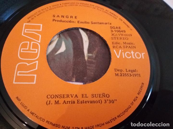Discos de vinilo: 22-SINGLE SANGRE, conserva el sue&ntilde;o, 1971 - Foto 6