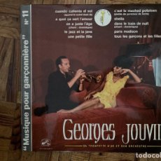 Discos de vinilo: GEORGES JOUVIN, SA TROMPETTE D'OR ET SON ORCHESTRE ‎– MUSIQUE POUR GARÇONNIÈRE N° 11. Lote 184847120