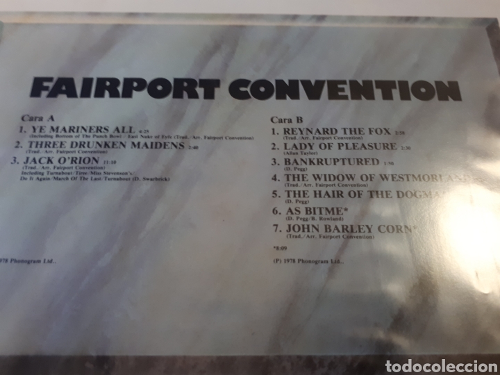Discos de vinilo: FAIRPORT CONVENTION - Foto 2