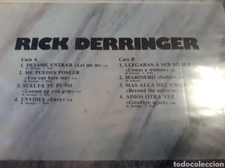 Discos de vinilo: RICK DERRINGER - Foto 2