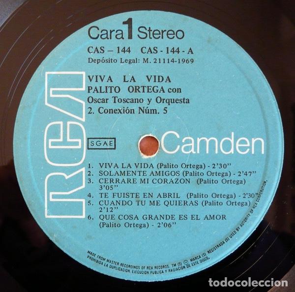 Discos de vinilo: Viva La Vida! - Palito Ortega - Foto 3