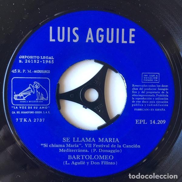 Discos de vinilo: Se Llama Maria - Luis Aguile - Foto 3