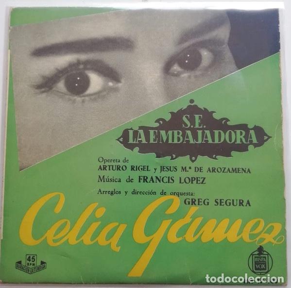Discos de vinilo: S.E La embajadora - Celia G&aacute;mez - Foto 1