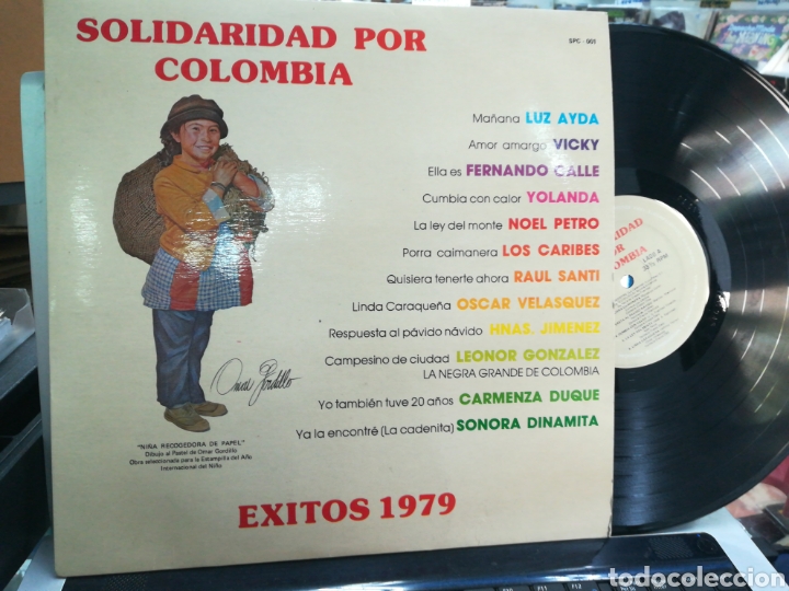 Vinyl records: Solidaridad por Colombia &eacute;xitos 1979 lp