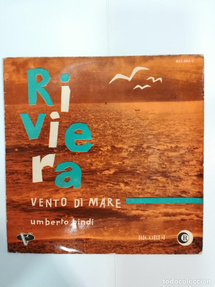 Discos de vinilo: UMBERTO BINDI: RIVIERA / VENTO DI MARE - Foto 1