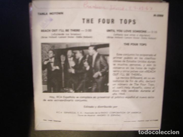 Discos de vinilo: FOUR TOPS- REACH OUT I&acute;LL BE THERE. SINGLE. - Foto 2