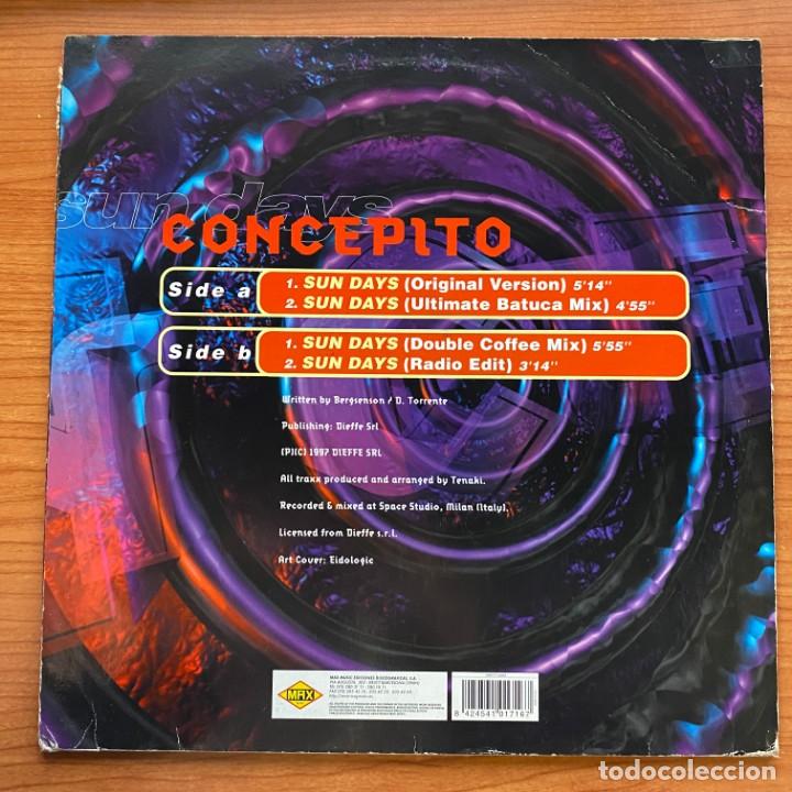 Discos de vinilo: Concepito - Sun Days (12) (Max Music) - Foto 2
