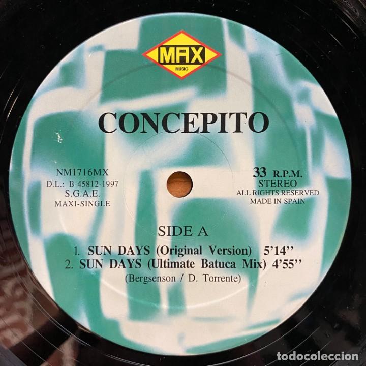 Discos de vinilo: Concepito - Sun Days (12) (Max Music) - Foto 3