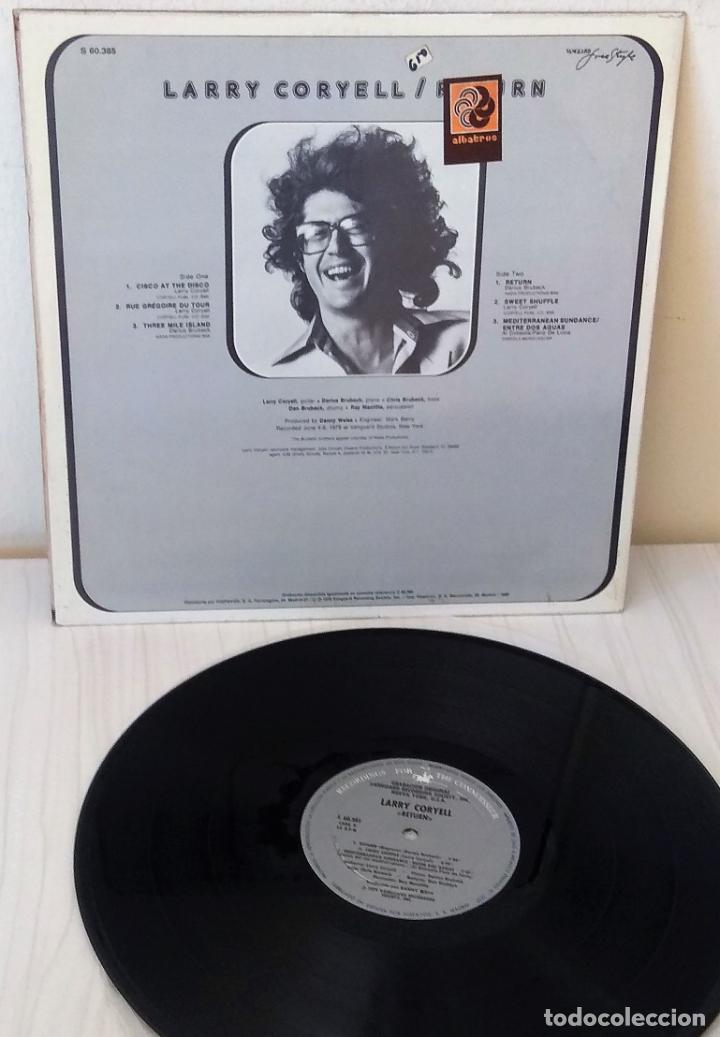 Discos de vinilo: LARRY CORYELL - RETURN  VANGUARD - 1979 - Foto 2