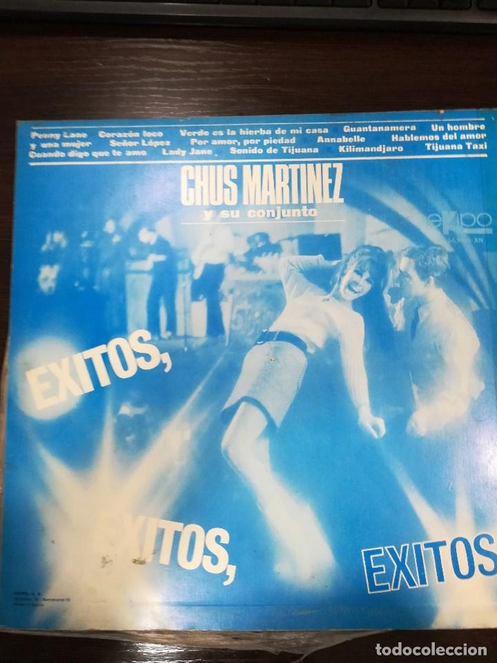 Discos de vinilo: CHUS MARTINEZ Y SU CONJUNTO: EXITOS - Foto 2