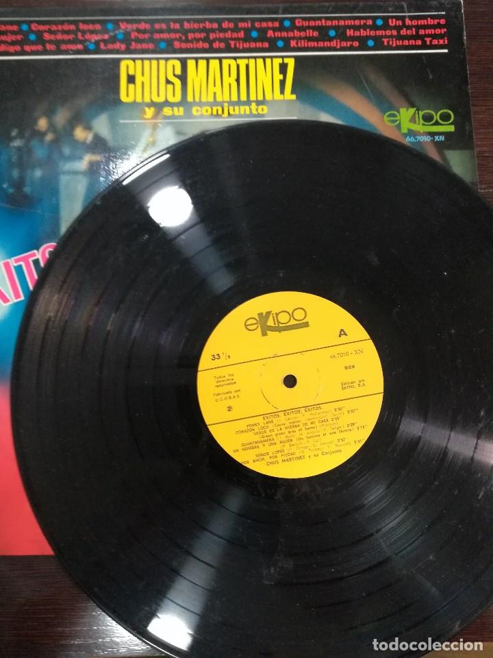 Discos de vinilo: CHUS MARTINEZ Y SU CONJUNTO: EXITOS - Foto 3