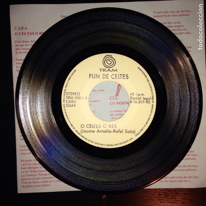 Discos de vinilo: Fum de celtas / Jaume Arnella - Foto 4