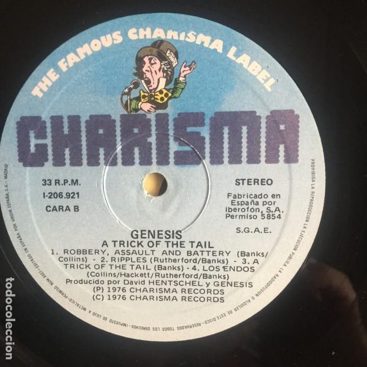 Discos de vinilo: GENESIS - A TRICK OF THE TAIL - 1976 - Foto 8