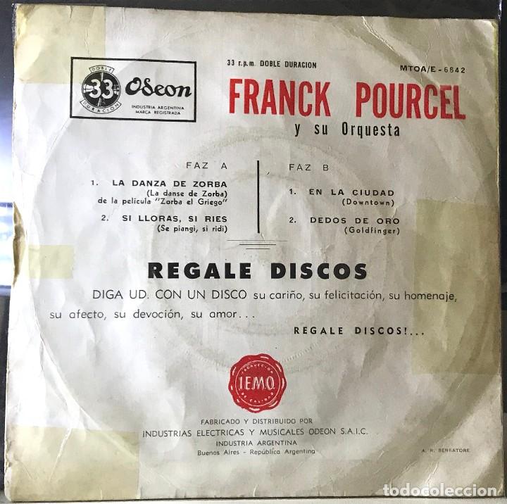 Discos de vinilo: EP argentino de Franck Pourcel y su gran orquesta año 1965 - Foto 2 - 56469476