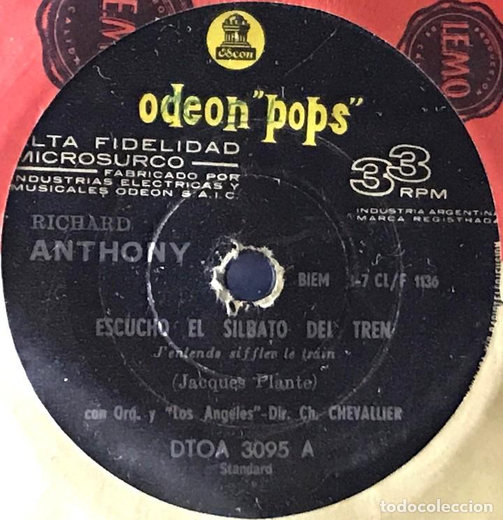 Discos de vinilo: Dos sencillos argentinos de Richard Anthony - Foto 1