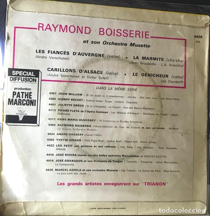 Discos de vinilo: EP francés de Raymond Boisserie año 1962 - Foto 2 - 56469541