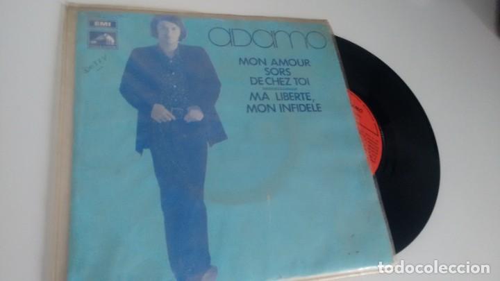 Discos de vinilo: SINGLE ( VINILO) DE ADAMO - Foto 1