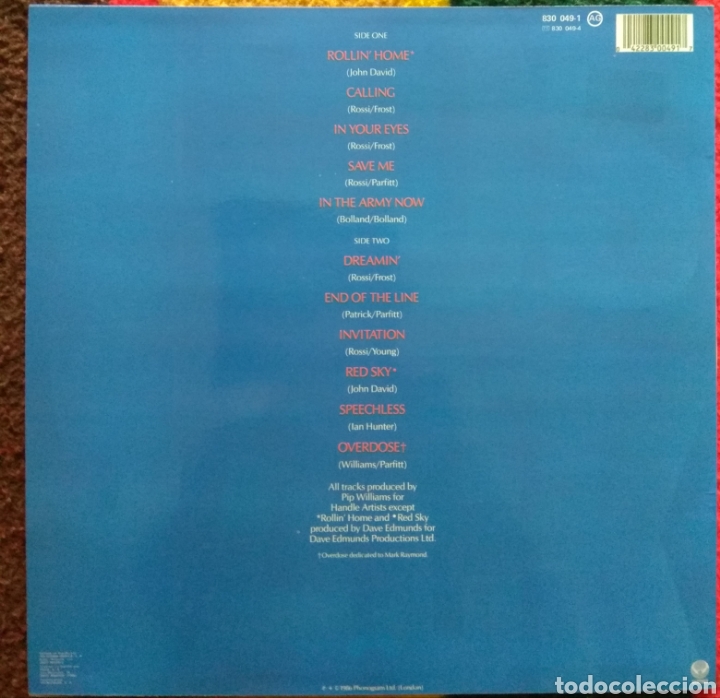 Discos de vinilo: Status Quo&nbsp;&lrm;&ndash;&nbsp;In The Army Now - Foto 2