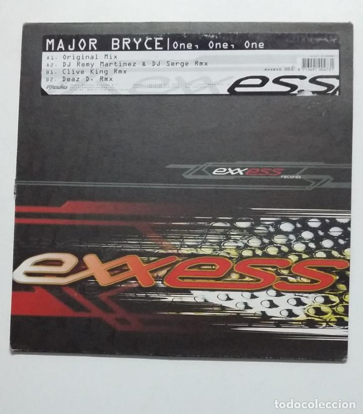 Discos de vinilo: MAJOR BRYCE. ONE. ONE. ONE. ORIGINAL MIX. MAXI SINGLE. TDKDA64 - Foto 1