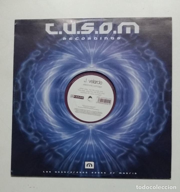 Discos de vinilo: J. VELARDE ELECTRONIC CONCEPT. C.U.S.O.M. MAXI SINGLE TDKDA64 - Foto 1
