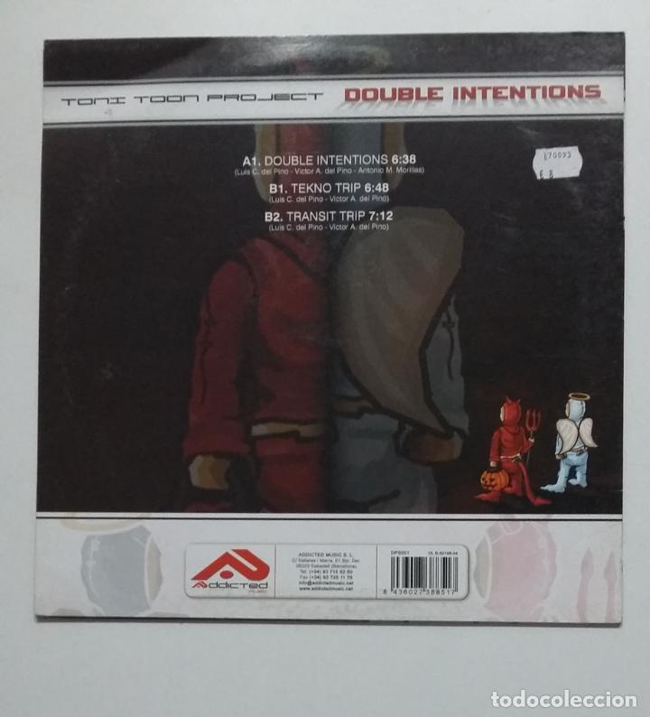 Discos de vinilo: DOUBLE INTENTIONS. TONI TOON PROJECT. MAXI SINGLE. TDKDA64 - Foto 2