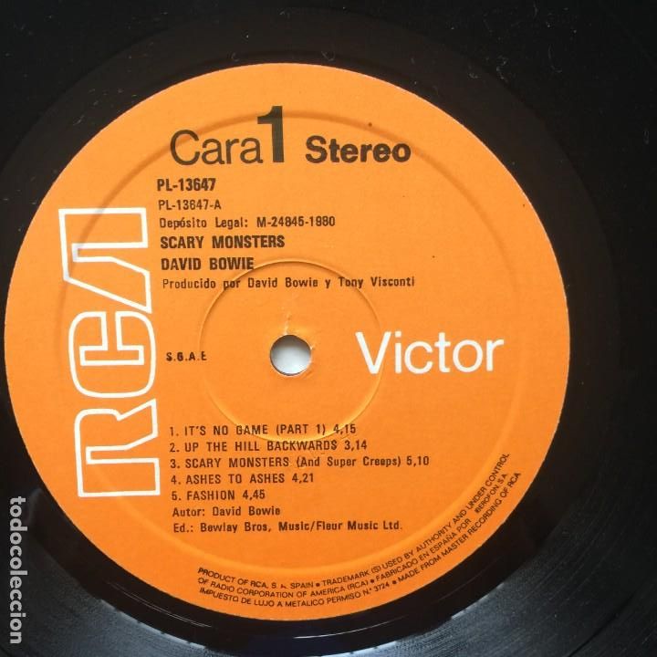 Discos de vinilo: David Bowie - Scary Monster - Foto 6