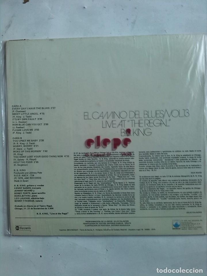 Discos de vinilo: B B KING LIVE AT THE REGAL - Foto 2