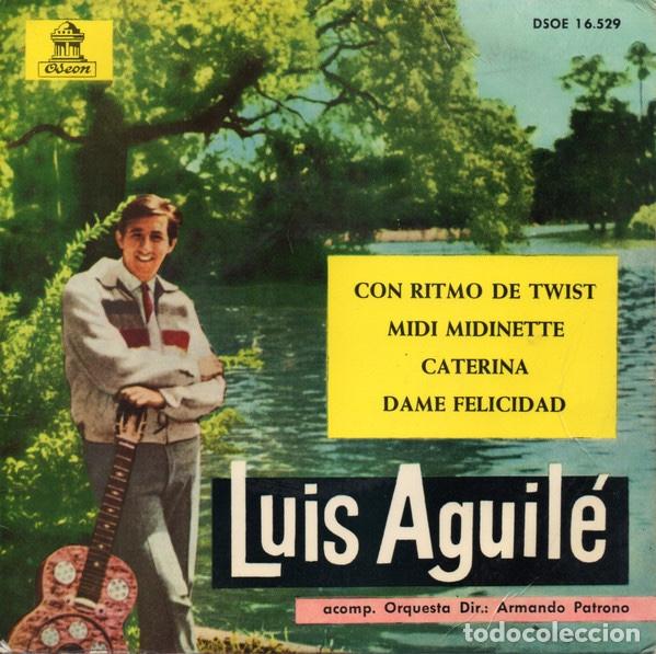 Discos de vinilo: Con Ritmo De Twist - Luis Aguile - Foto 1