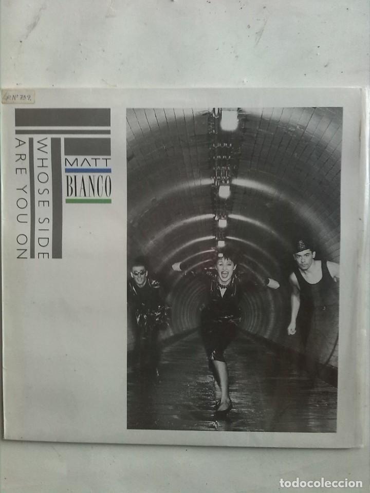 Discos de vinilo: MATT BIANCO WHOSE SIDE ARE YOU ON - Foto 1