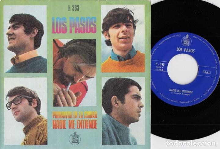 Discos de vinilo: LOS PASOS - PRIMAVERA EN LA CIUDAD - SINGLE DE VINILO # - Foto 1