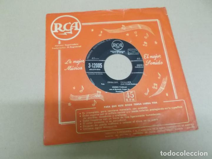 Discos de vinilo: PEDRO VARGAS (SINGLE) CORAZON, CORAZON A&Ntilde;O &ndash; 1957 - Foto 1