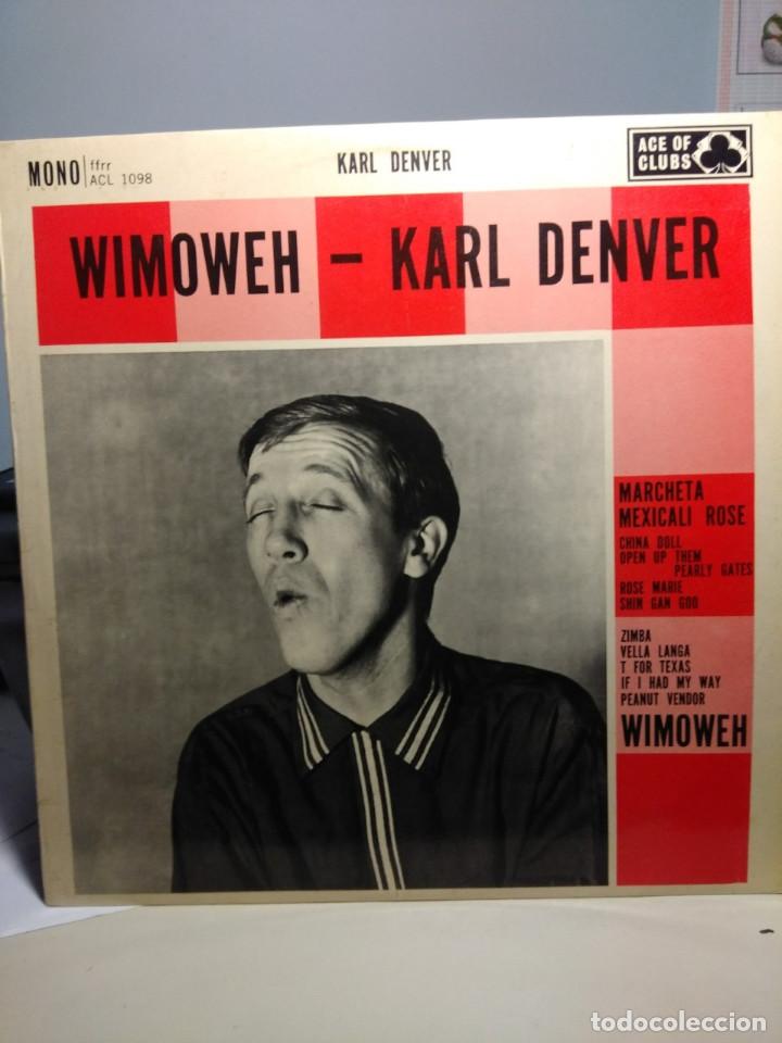 Discos de vinilo: LP KARL DENVER : WIMOWEH - Foto 1