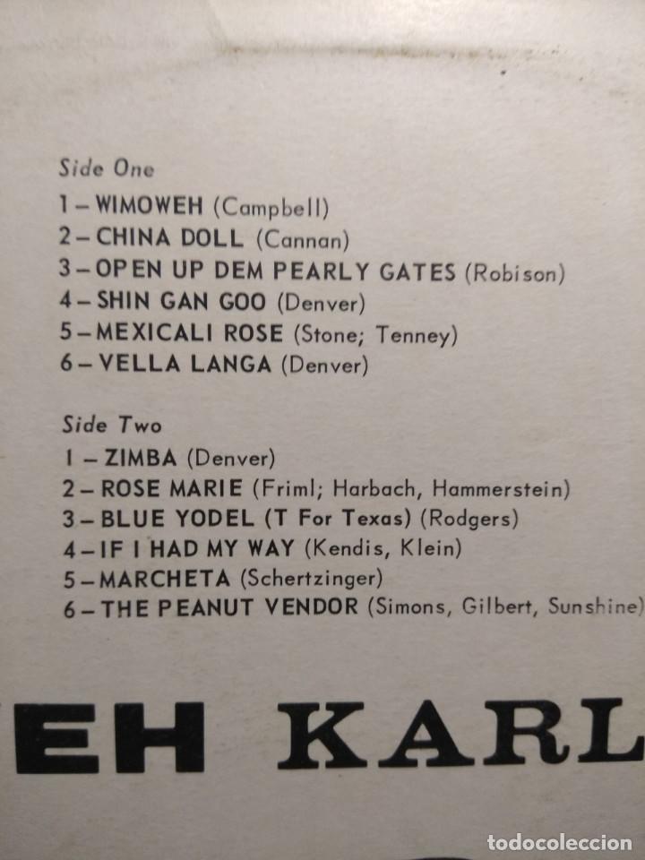 Discos de vinilo: LP KARL DENVER : WIMOWEH - Foto 3