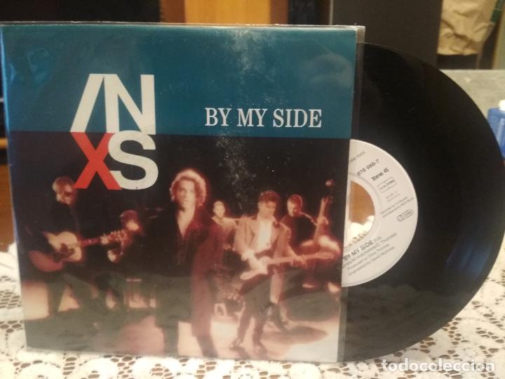 Discos de vinilo: INXS  BY MY SIDE  SINGLE GERMANY 1990 PDELUXE - Foto 1