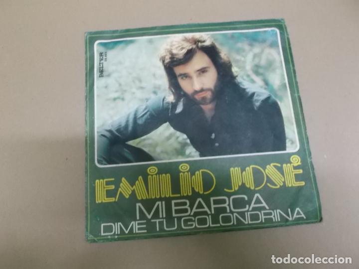 Discos de vinilo: EMILIO JOSE (SINGLE) MI BARCA A&Ntilde;O &ndash; 1975 - Foto 1