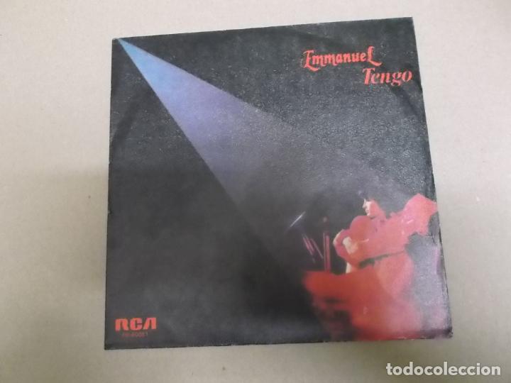 Discos de vinilo: EMMANUEL (SINGLE) TENGO A&Ntilde;O &ndash; 1983 - PROMOCIONAL - Foto 1