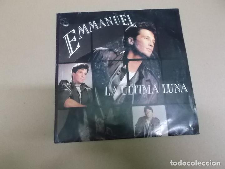 Discos de vinilo: EMMANUEL (SINGLE) LA ULTIMA LUNA A&Ntilde;O &ndash; 1988 - Foto 1