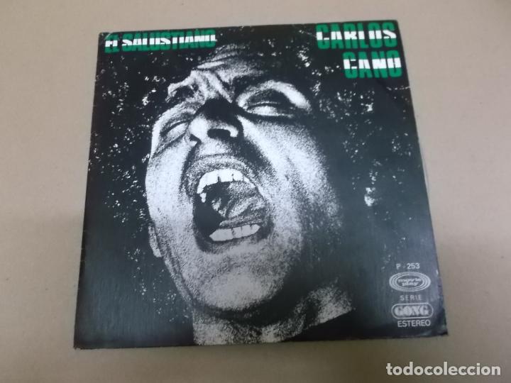 Discos de vinilo: CARLOS CANO (SINGLE) EL SALUSTIANO A&Ntilde;O &ndash; 1976 - Foto 1