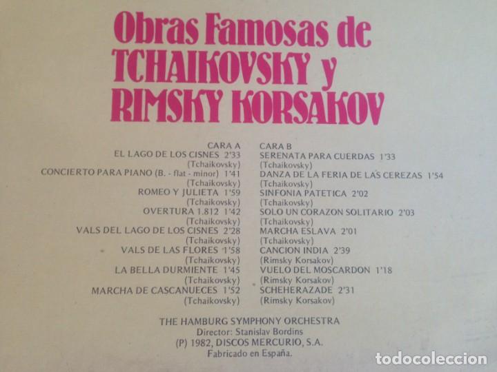 Discos de vinilo: TCHAIKOVSKY, RIMSKY-KORSAKOV - Foto 2