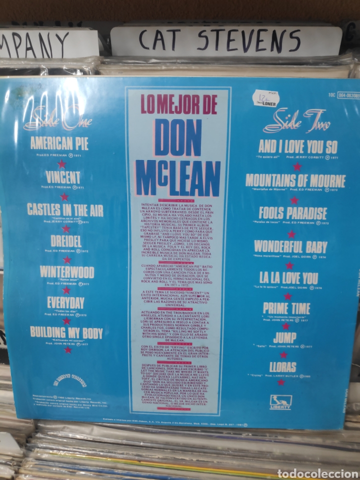 Discos de vinilo: lo mejor de Don McLean - Foto 2