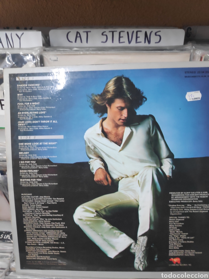 Discos de vinilo: Shadow dancing Andy Gibb - Foto 2